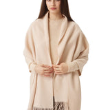 Women's Scarf 100% Merino Wool Knit Wrap Shawl
