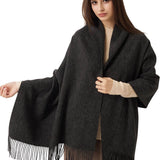 Women's Scarf 100% Merino Wool Knit Wrap Shawl