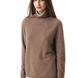 30% Cashmere 70% Merino Wool Turtle Neck Sweater