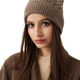 100% Cashmere Unisex Skull Cap Knit Beanie