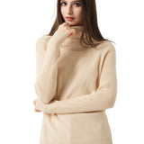 Maglione dolcevita 30% cashmere 70% lana merino