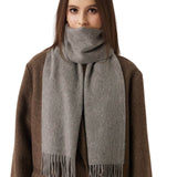 100% Pure Cashmere Scarf Fall Winter Plaid Soft