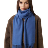 100% Pure Cashmere Scarf Fall Winter Plaid Soft