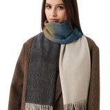 100% Merino Wool Scarf Fall Winter Knitted Scarves
