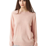 30% Cashmere 70% Merino Wool Seamless Crew Neck Sweater