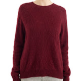 Chanyarn Women's 100% Merino Wool Luxury Soft Fall Winter Warm Crewneck Long Sleeve Brushed Fuzzy Pullover Sweater