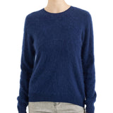 Chanyarn Women's 100% Merino Wool Luxury Soft Fall Winter Warm Crewneck Long Sleeve Brushed Fuzzy Pullover Sweater