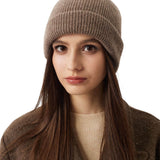 100% Cashmere Unisex Skull Cap Knit Beanie
