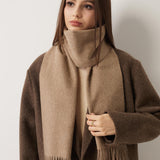 100% Pure Cashmere Scarf Fall Winter Plaid Soft