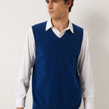 100% Cashmere V Neck Knit Sweater Vest