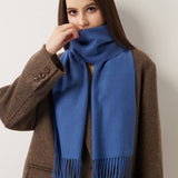 100% Pure Cashmere Scarf Fall Winter Plaid Soft
