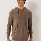 100% Cashmere Hoodies Knit Sweater Pullover