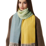 100% Merino Wool Scarf Fall Winter Knitted Scarves