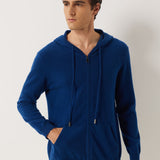 100% Cashmere Hoodies Knit Cardigan Sweater