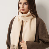 100% Pure Cashmere Scarf Fall Winter Plaid Soft
