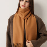 100% Pure Cashmere Scarf Fall Winter Plaid Soft