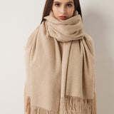 Women's Scarf 100% Merino Wool Knit Wrap Shawl