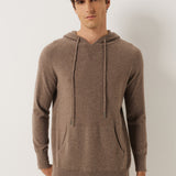 100% Cashmere Hoodies Knit Sweater Pullover