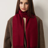 100% Pure Cashmere Scarf Fall Winter Plaid Soft