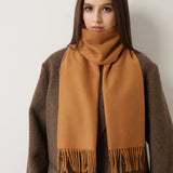 100% Pure Cashmere Scarf Fall Winter Plaid Soft