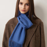 100% Pure Cashmere Scarf Fall Winter Plaid Soft