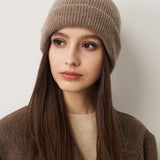 100% Cashmere Unisex Skull Cap Knit Beanie