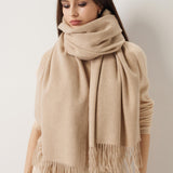 Women's Scarf 100% Merino Wool Knit Wrap Shawl