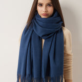 Women's Scarf 100% Merino Wool Knit Wrap Shawl