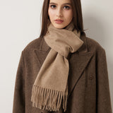100% Pure Cashmere Scarf Fall Winter Plaid Soft