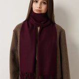 100% Pure Cashmere Scarf Fall Winter Plaid Soft