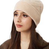100% Cashmere Unisex Winter Knit Beanie