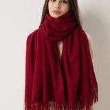 Women's Scarf 100% Merino Wool Knit Wrap Shawl