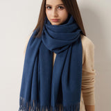 Women's Scarf 100% Merino Wool Knit Wrap Shawl