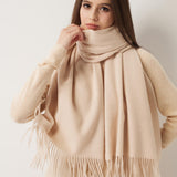 Women's Scarf 100% Merino Wool Knit Wrap Shawl