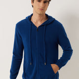 100% Cashmere Hoodies Knit Cardigan Sweater