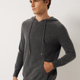 100% Cashmere Hoodies Knit Sweater Pullover