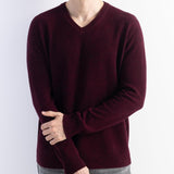 Herren 100% Merino Wollpullover 2025 Herbst Winter Erste Linie Ready to Tragen gegen Nacken Langschläfe nahtloser Strickpullover