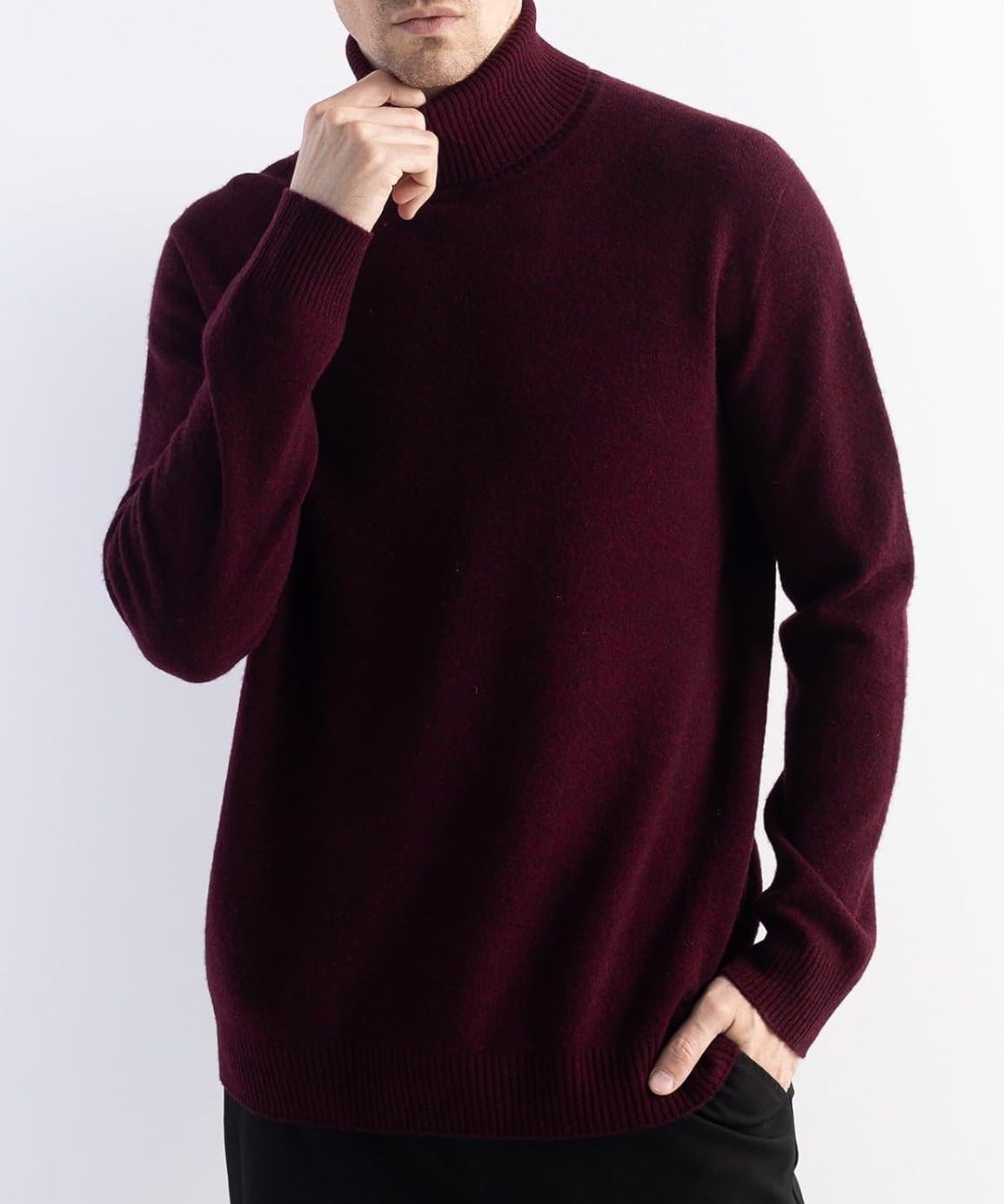 Australian Merino Wool High Neck Sweater