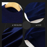 Women's Merino Wool Sweater 2025 Fall Winter Mock Neck Long Sleeve First-Line Ready to Wear Seamless Knit Sweater