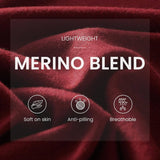 Frauen Merino Wollpullover 2025 Herbst Winter gegen Nacken Kurzarm Erstlinienanschluss bereit zum Tragen nahtloser Strickpullover
