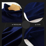 Women's Merino Wool Sweater 2025 Fall Winter Turtle Neck Long Sleeve First-Line Ready to Wear Seamless Knit Sweater