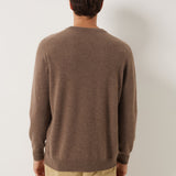 100% Cashmere V Neck Seamless Knit Sweater