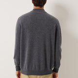 100% Cashmere Mock Neck Seamless Knit Sweater