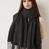 Women's Scarf 100% Merino Wool Knit Wrap Shawl