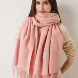Women's Scarf 100% Merino Wool Knit Wrap Shawl