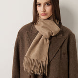 100% Pure Cashmere Scarf Fall Winter Plaid Soft