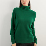 100% Pure Cashmere Women's Sweater Turtleneck Long Sleeve Warm Soft 2025 Fall Winter Knit Pullover