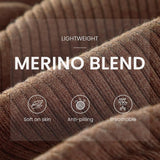 Women's Merino Wool Oversized Sweater 2025 Fall Winter Turtleneck Ribbed Batwing Sleeve Asymmetrical Knit Pullover