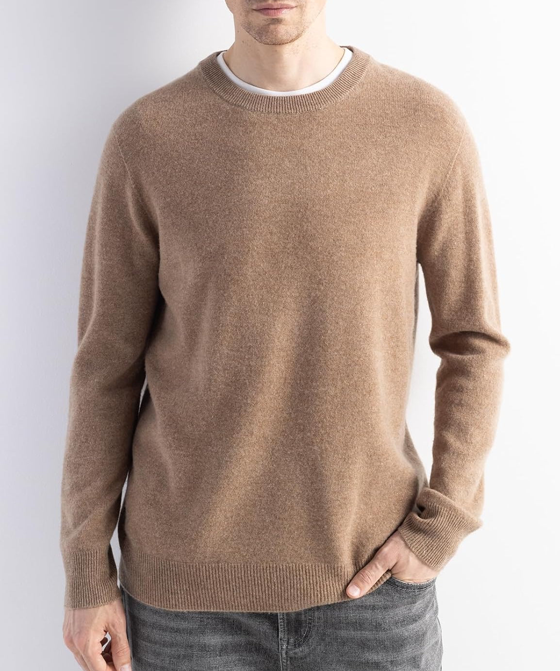Australian Merino Wool Crewneck Sweater