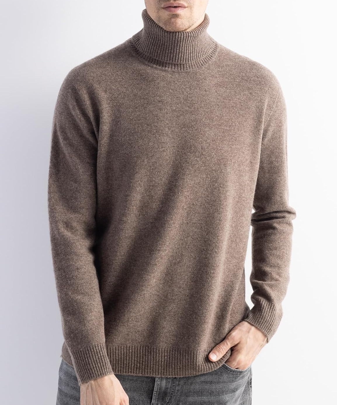 Australian Merino Wool High Neck Sweater